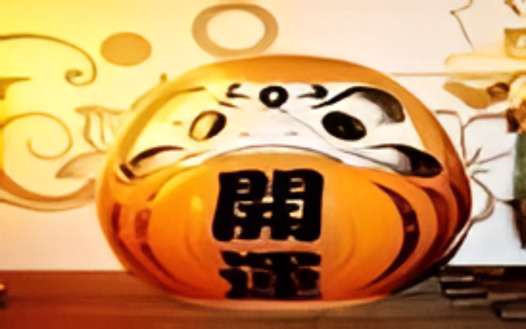 0119gz95-招財貓-開運達摩（大橙）(A95)