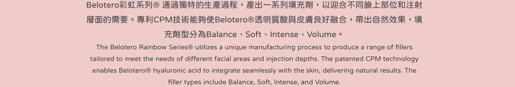 Belotero 彩虹針 透明質酸填充 醫美診所