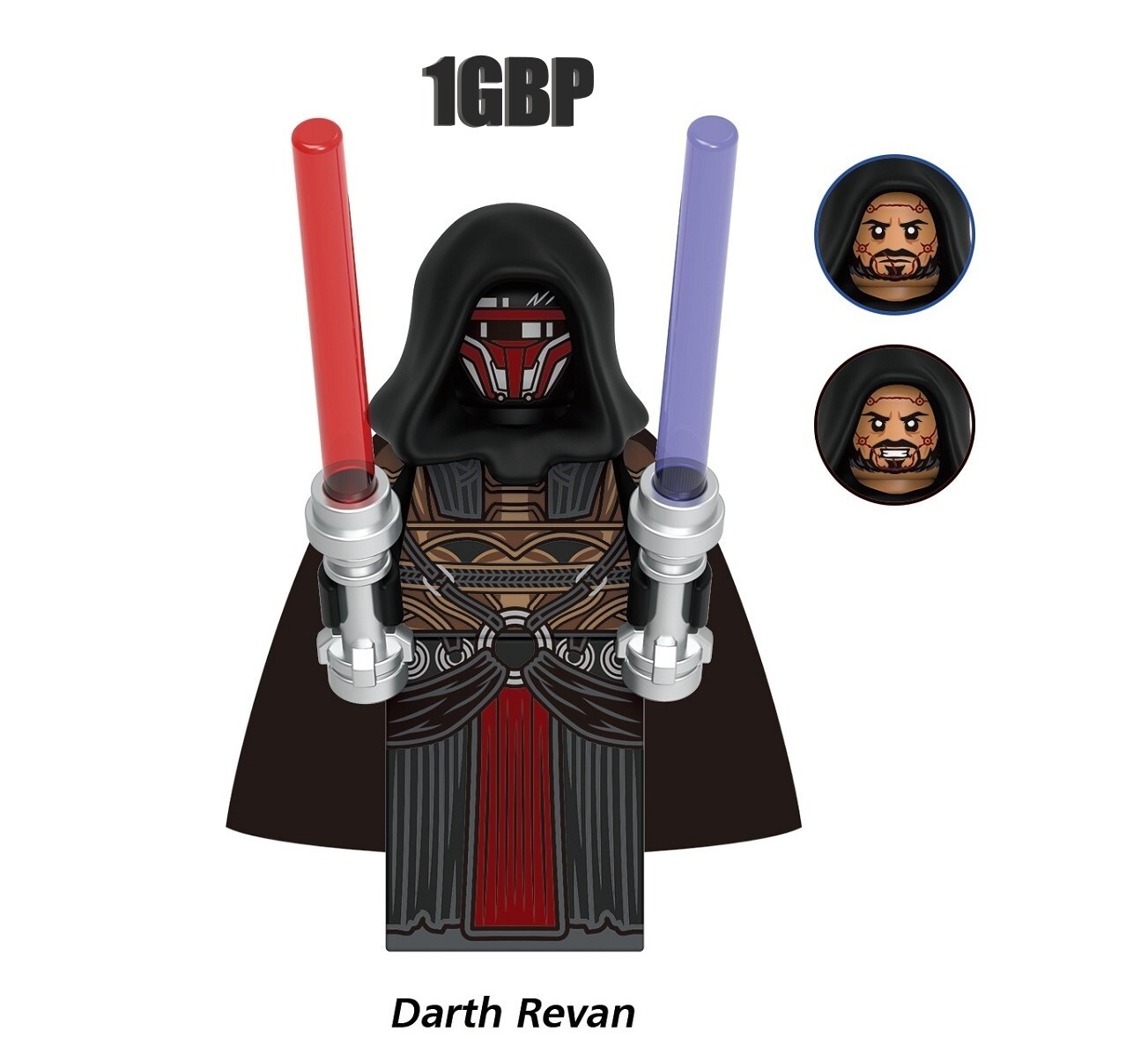 1GBP Special Offer: Star Wars Darth Revan Custom Minifigures Minifigs Fit Lego G0157 GH0425