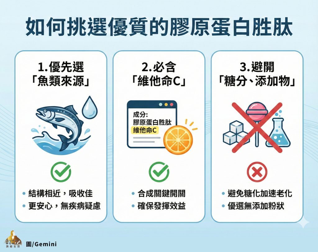 如何挑選優質的膠原蛋白胜肽