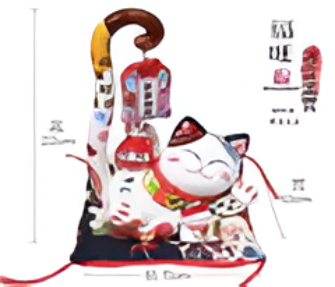 0119gz130-招財貓-5寸富貴有餘貓(A130)