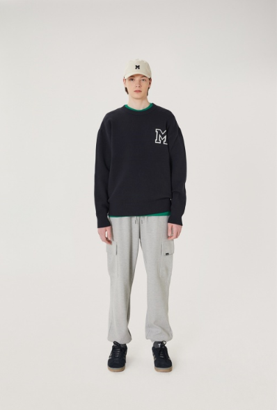 【直播】MARKM LX011928 M 字母提花毛衣 (MGUCA8002)