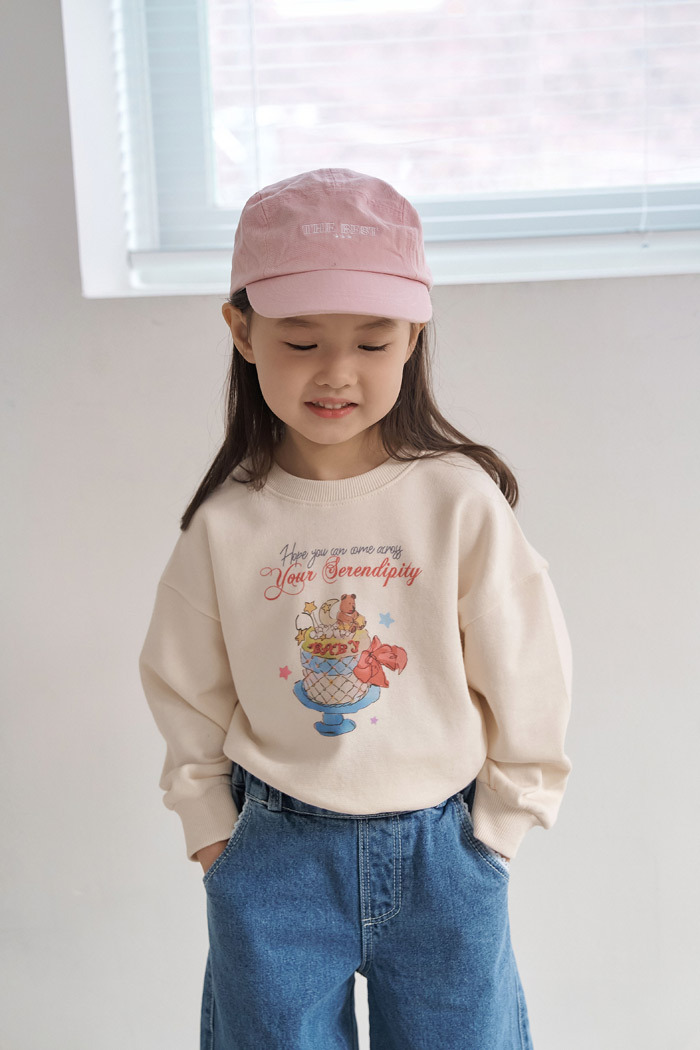 正韓春momoann 兩色蛋糕甜點熊上衣