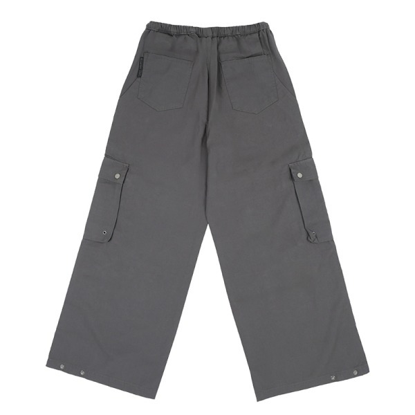 KANGOL 長褲 深灰 闊腿 工裝長褲 女 6552154210