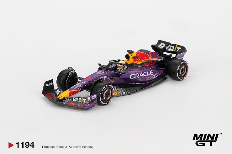 PO-$107 * MINI GT * 1:64 1194 Oracle Red Bull Racing RB19 #1&nbsp;Max Verstappen 2023 F1&nbsp;2023 Las Vegas GP Winner&nbsp;
