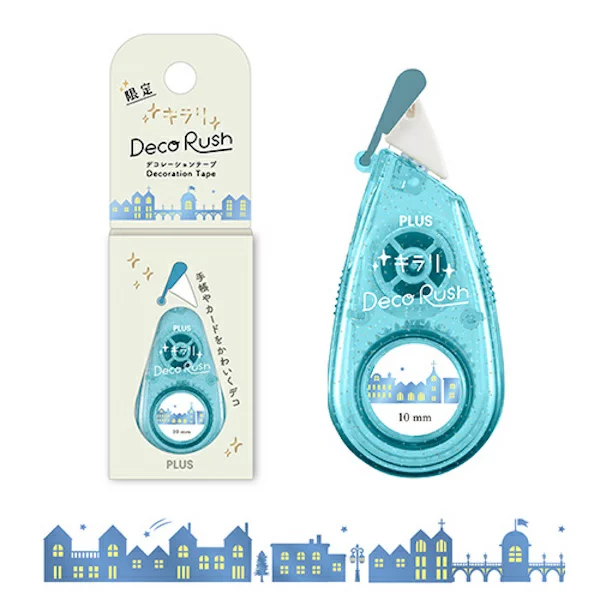 街景 限定 亮晶晶 寬版手帳花邊帶｜PLUS 日本