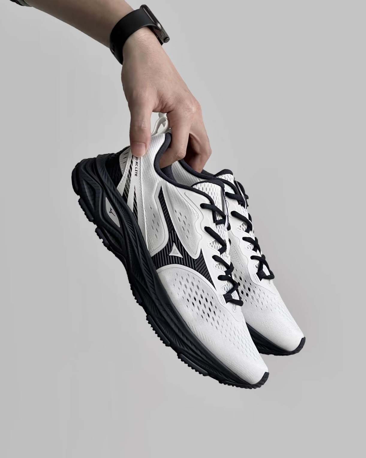 #代購 MIZUNO RC LITE 美津濃 透氣防震慢跑鞋 男女鞋 D1GH263002 白黑