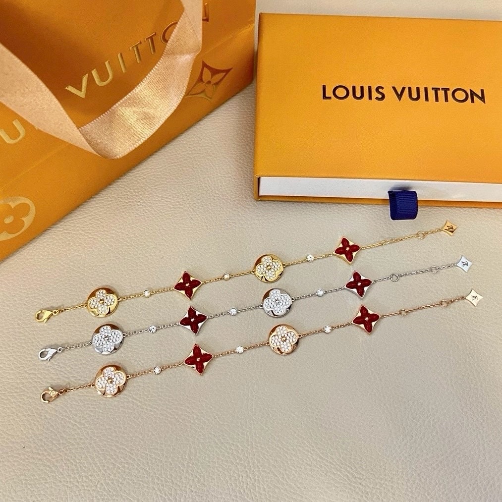 18k紅瑪瑙完美神仙老花”間鑽高奢定製手鍊