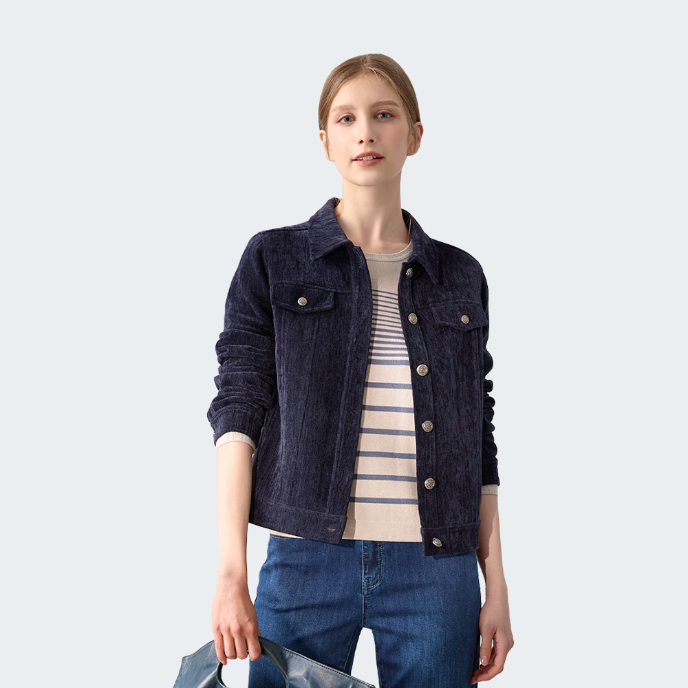 質感短版休閒外套