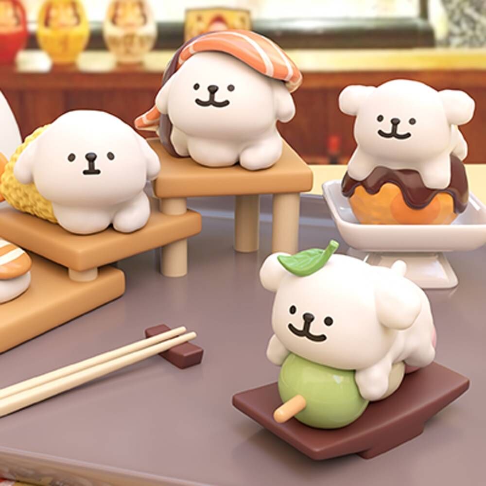 線條小狗下午茶 [單袋]