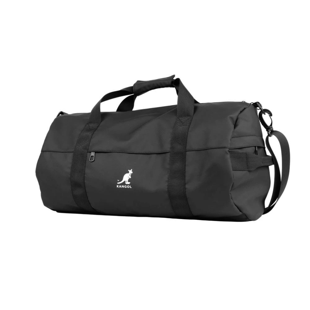 KANGOL 行李袋 黑色 中型容量 防潑水 旅行袋 6555172220
