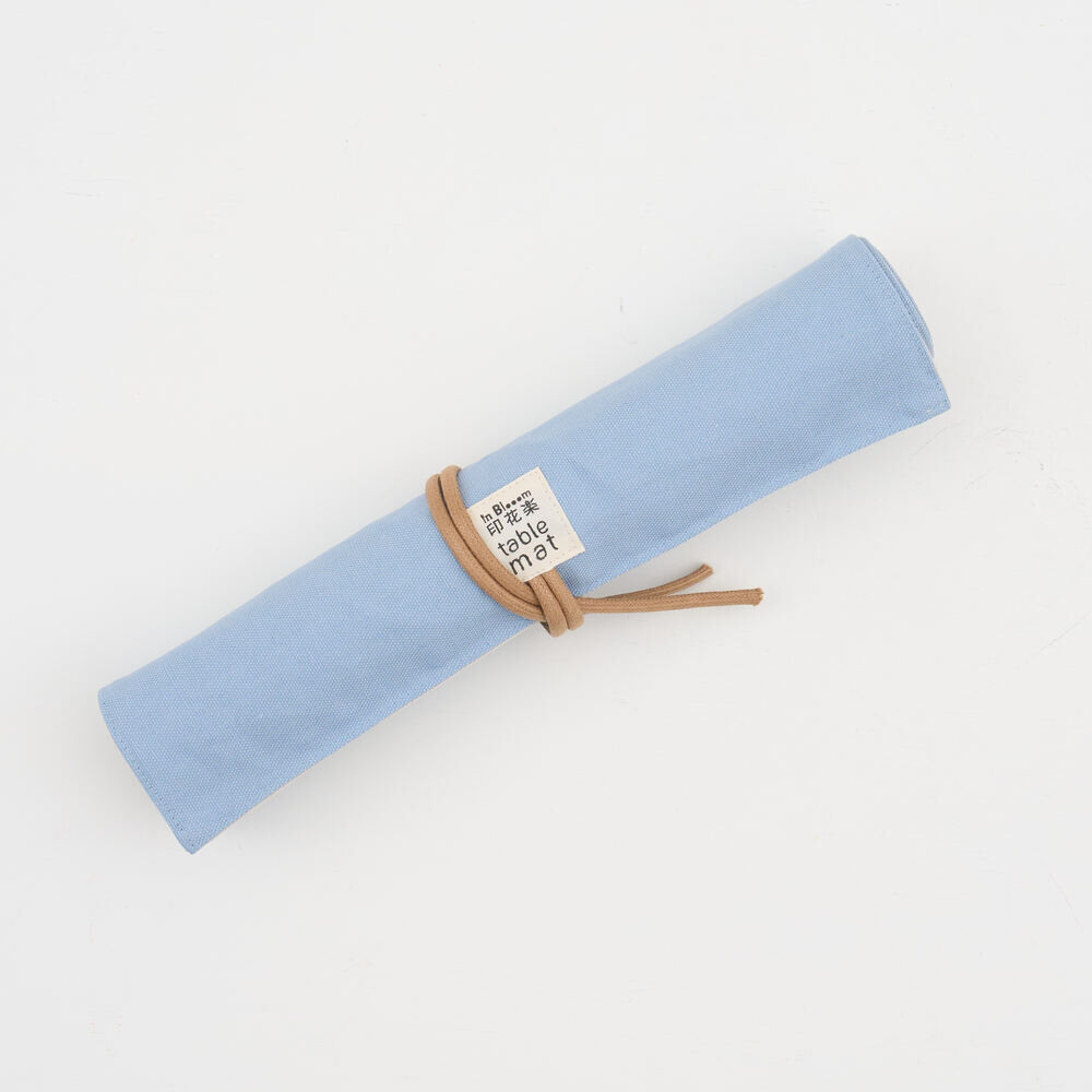 印花樂餐墊(含餐具)/水果/焦糖橘黃