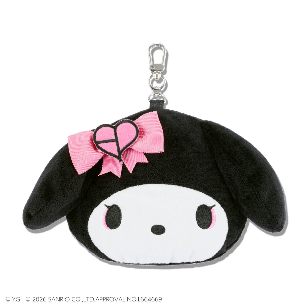 2025AW BLACKPINK X MY MELODY Face Pouch 粉墨 韓團 美樂蒂 三麗鷗 零錢包 收納 吊飾 現貨 ANBP-0547