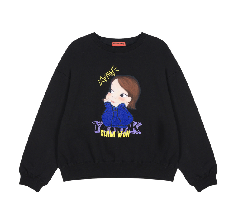 【直播】YOUK SHIM WON LX011943 Boucle point 圓領衛衣