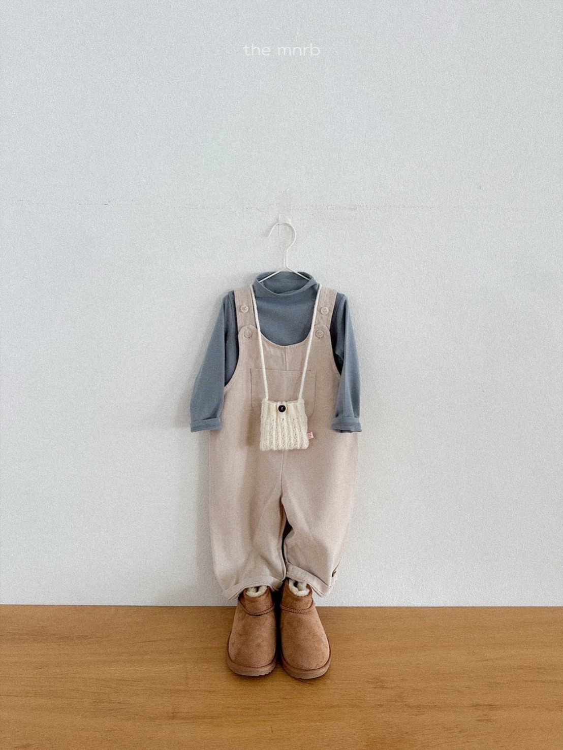 口袋秘密吊帶褲