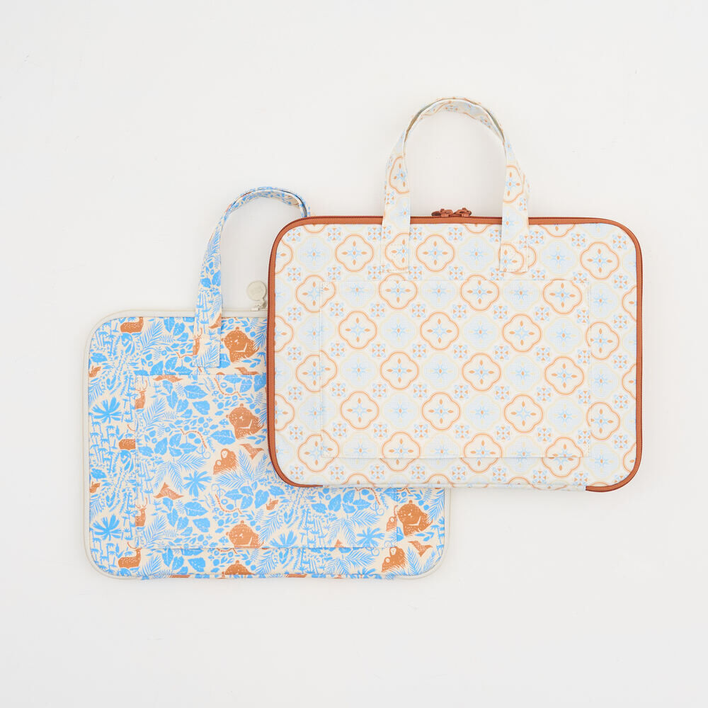 印花樂13吋筆電收納包-差旅款/玻璃海棠/暖陽甜杏