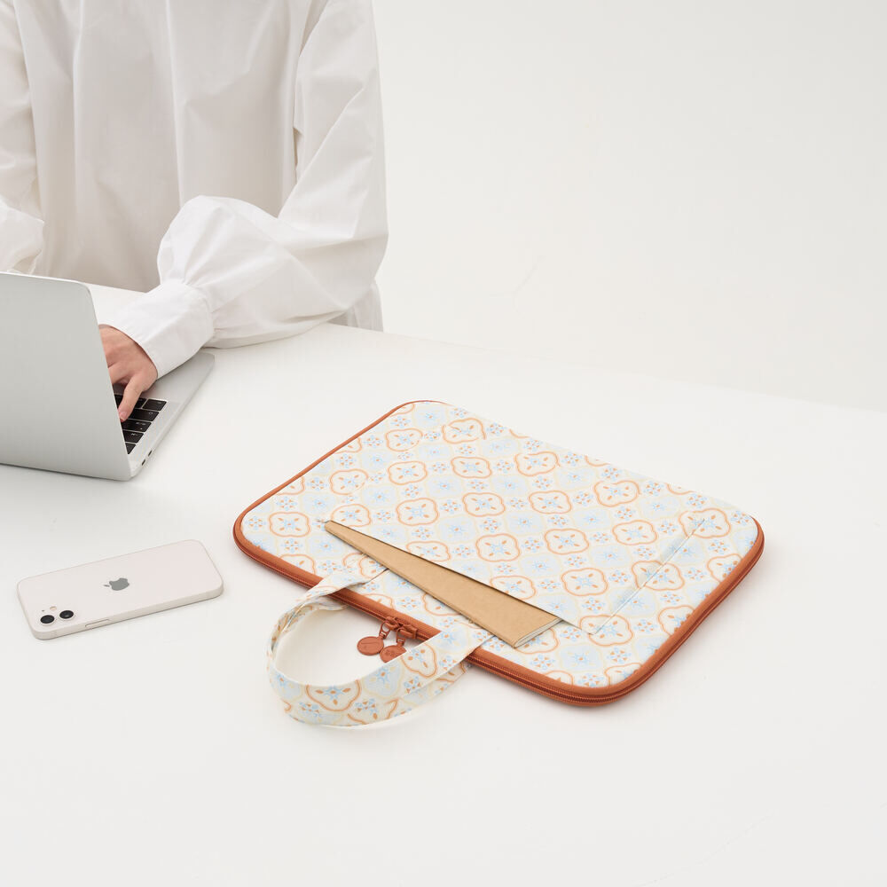 印花樂13吋筆電收納包-差旅款/玻璃海棠/暖陽甜杏