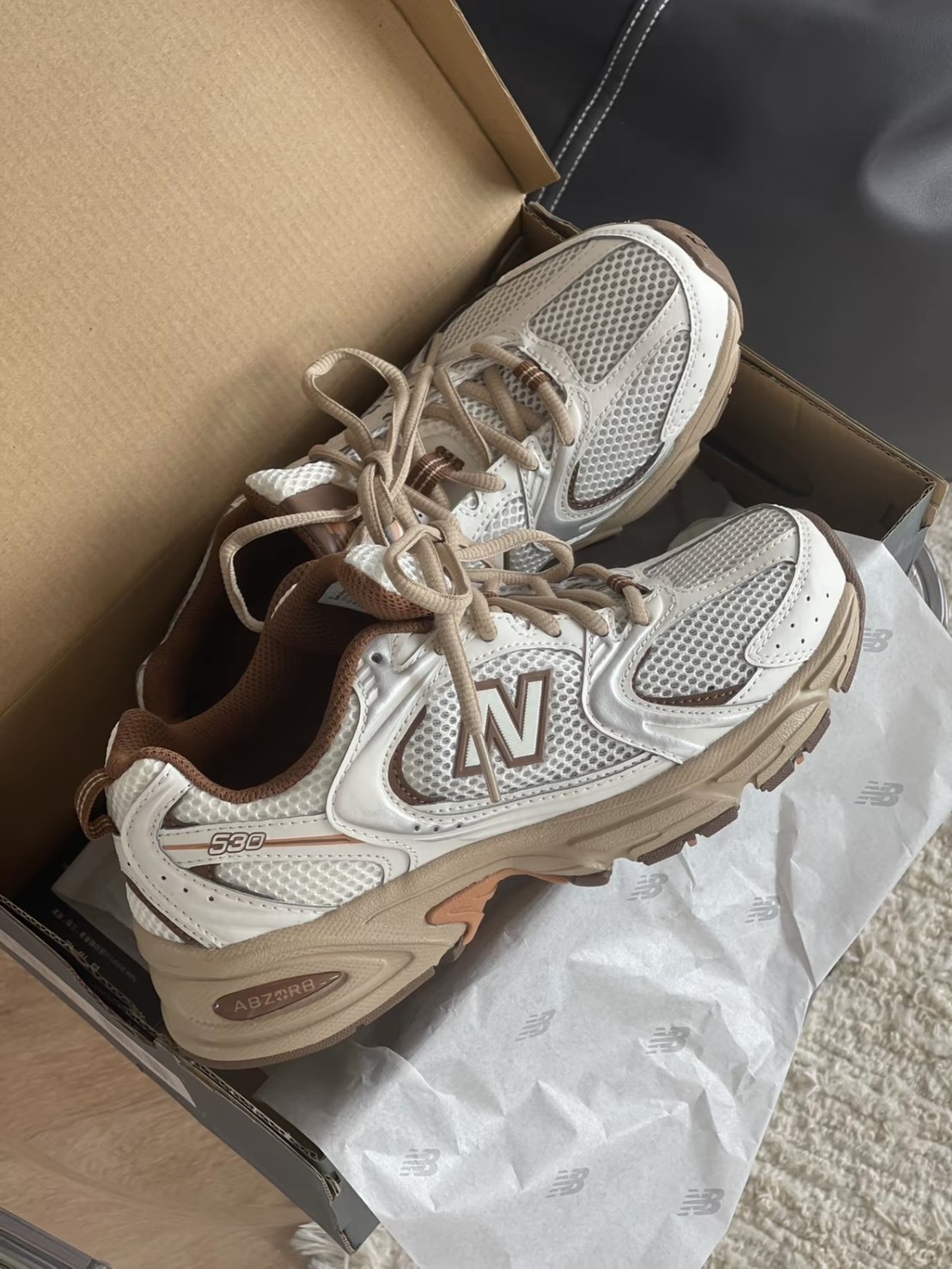 🍫 Niko and... x New Balance 530 聯名 可可牛奶