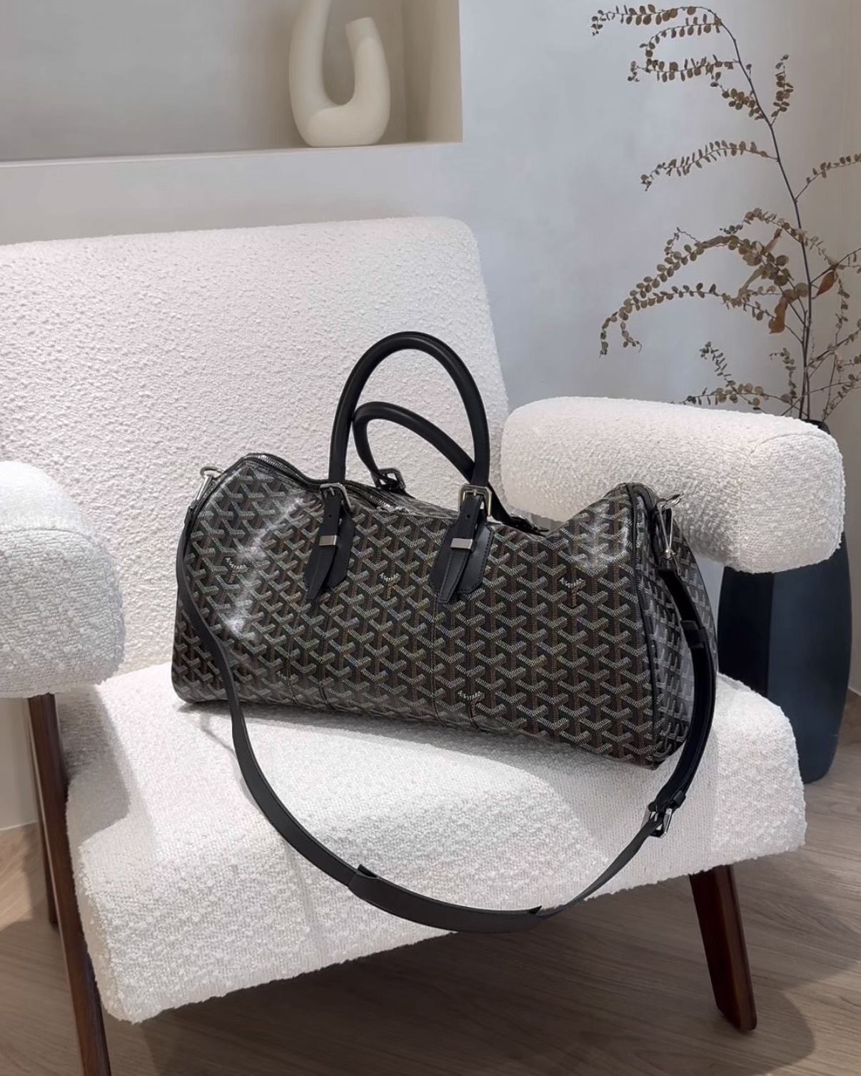 GOYARD｜BOSTON 45 旅行包 黑色