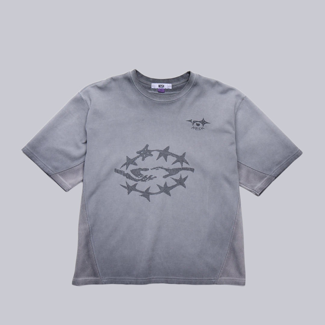 NEISH｜HanD to HanD Tee (Dark Gray)