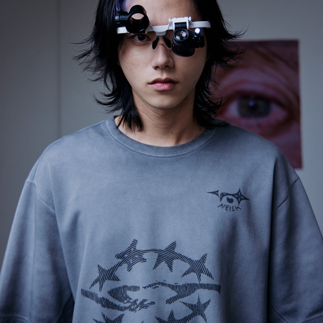 NEISH｜HanD to HanD Tee (Dark Gray)