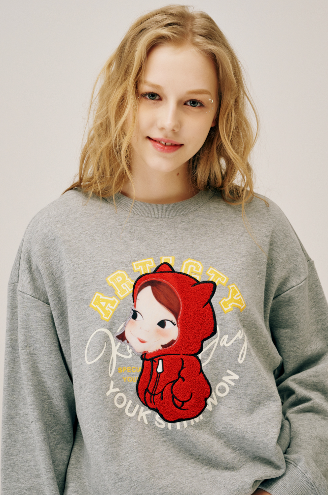 【直播】YOUK SHIM WON LX011945 Boucle point 圓領衛衣