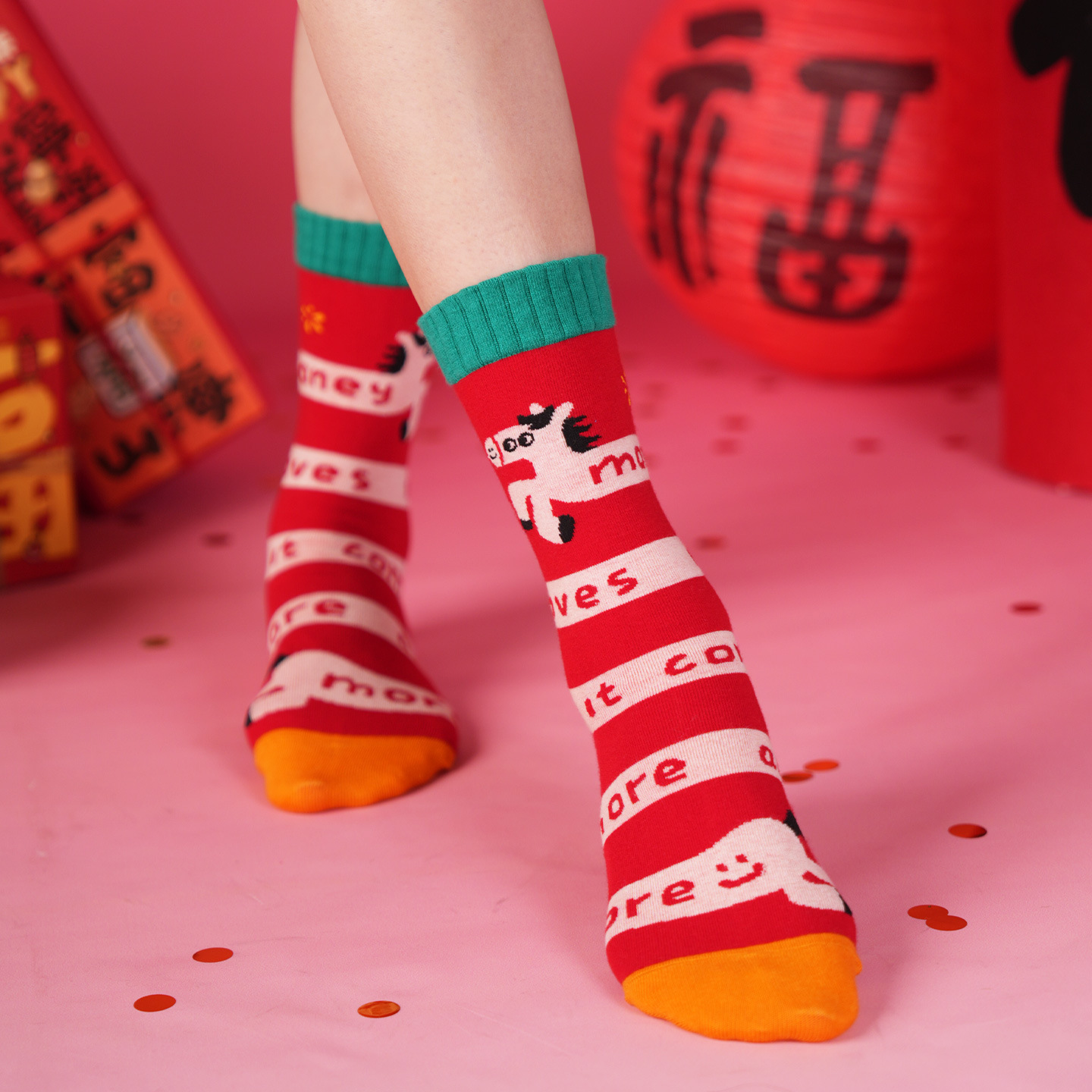 《6506》♾️快樂小馬中筒襪