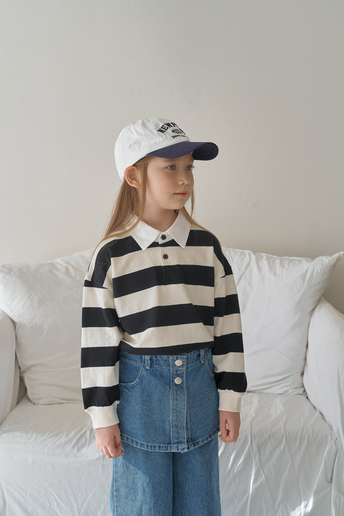 正韓春momoann CENTRAL條紋上衣