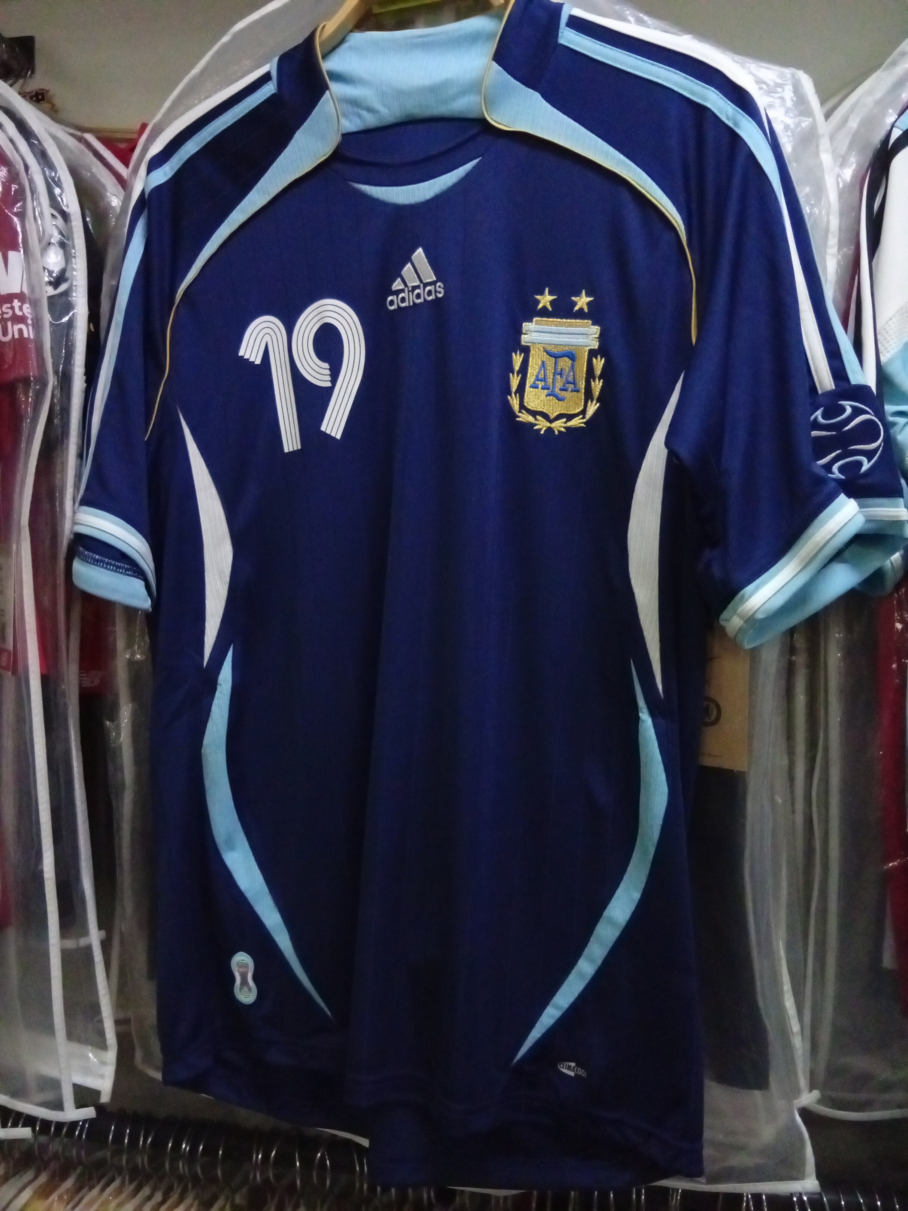 2006世界杯阿根廷國家隊作客美斯復刻球衣