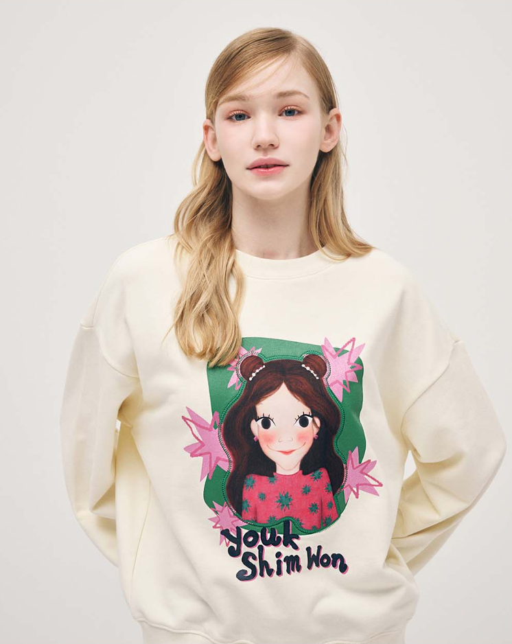 【直播】YOUK SHIM WON LX011949 圓領衛衣