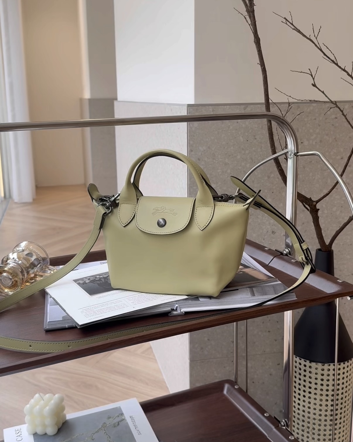 LONGCHAMP｜LE PLIAGE XTRA手提包 XS 開心果綠