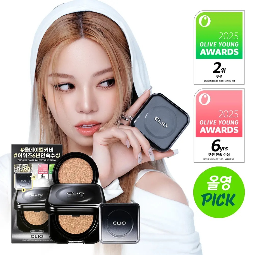 [ CLIO ] Kill Cover Founwear Cushion 2025 Awards Set 551463