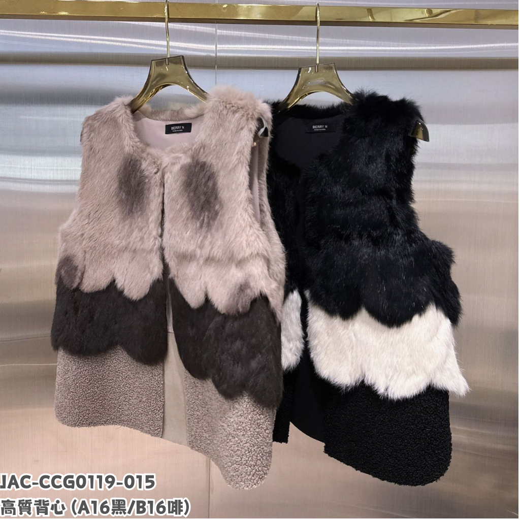 JAC-CCG0119-015 高質背心 (A16黑/B16啡)