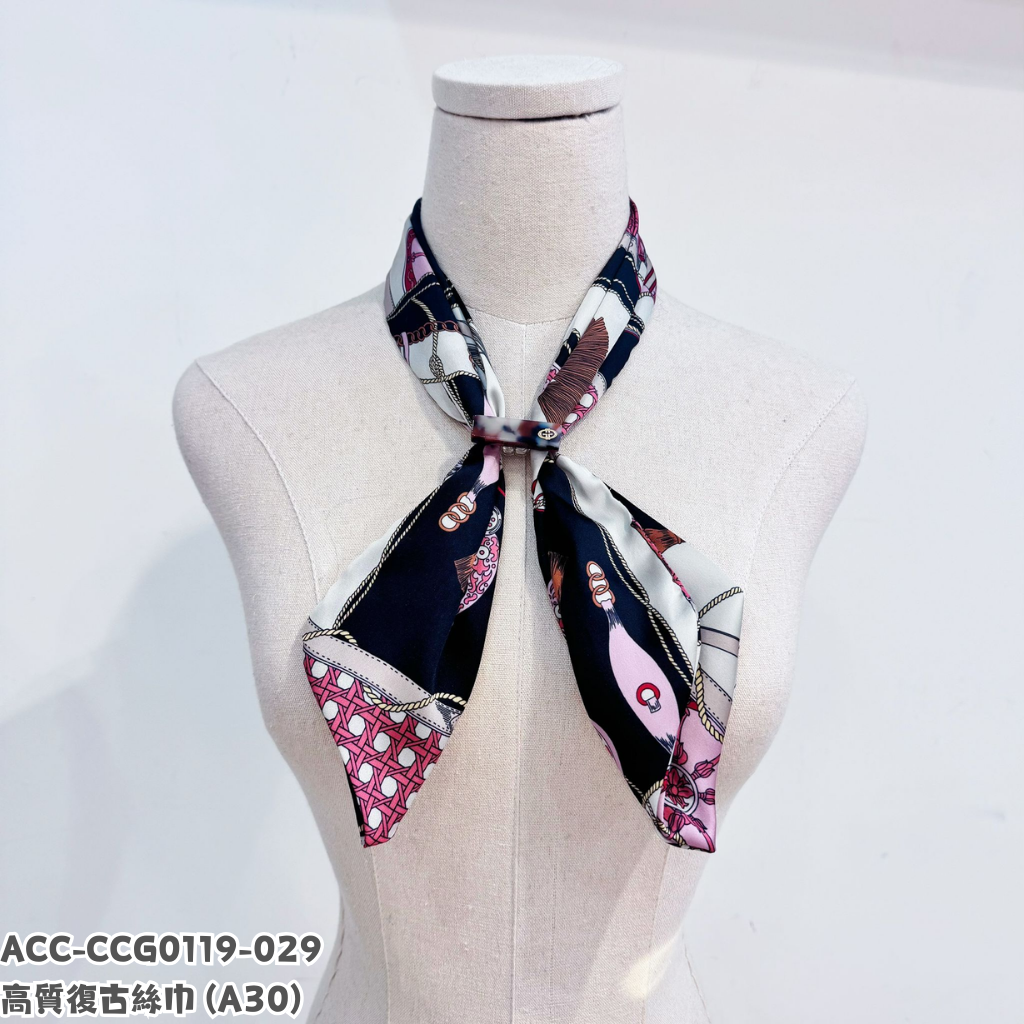 ACC-CCG0119-029 高質復古絲巾 (A30)