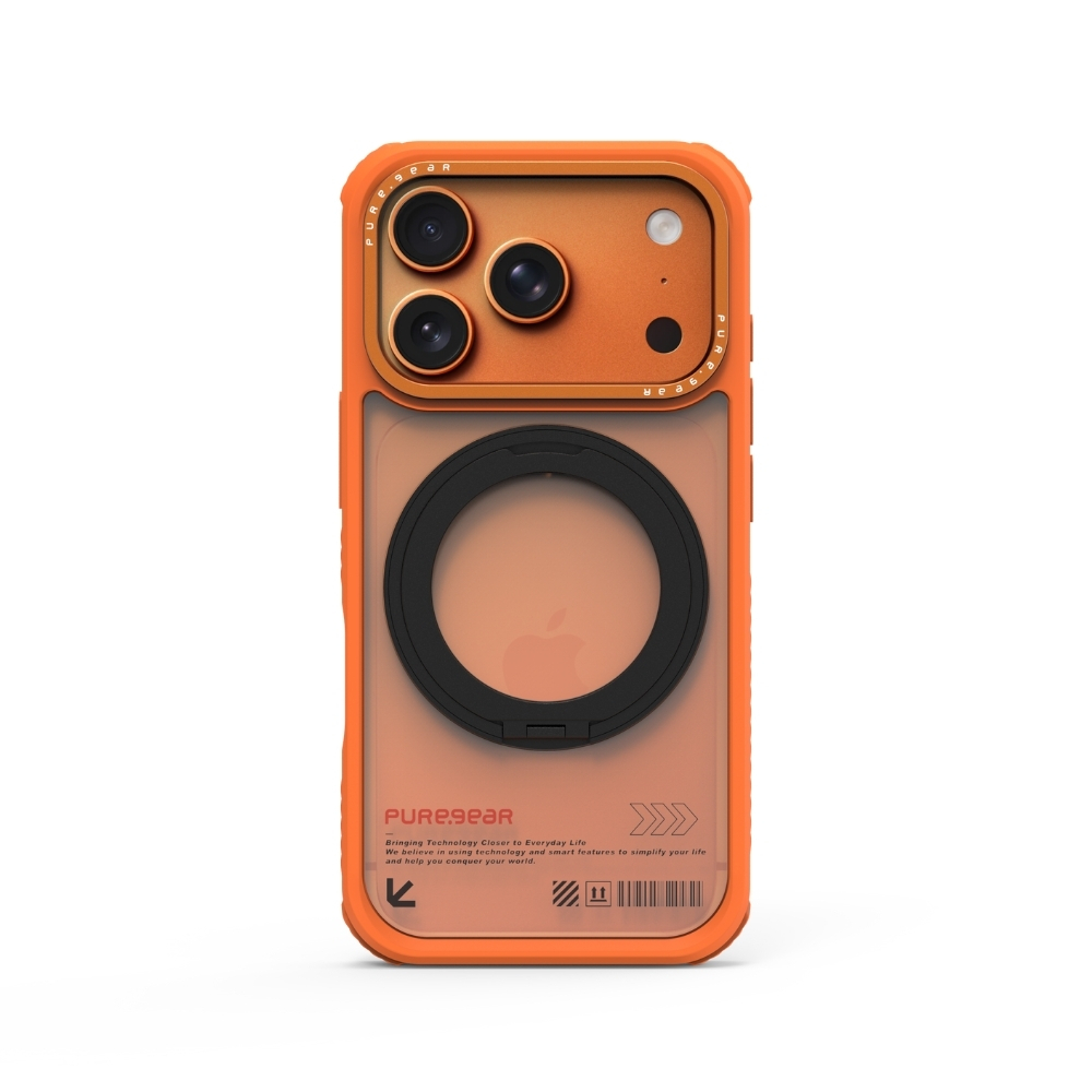 iPhone 17 冰霧防摔旋轉支架保護殼MagSafe / 宇宙橙