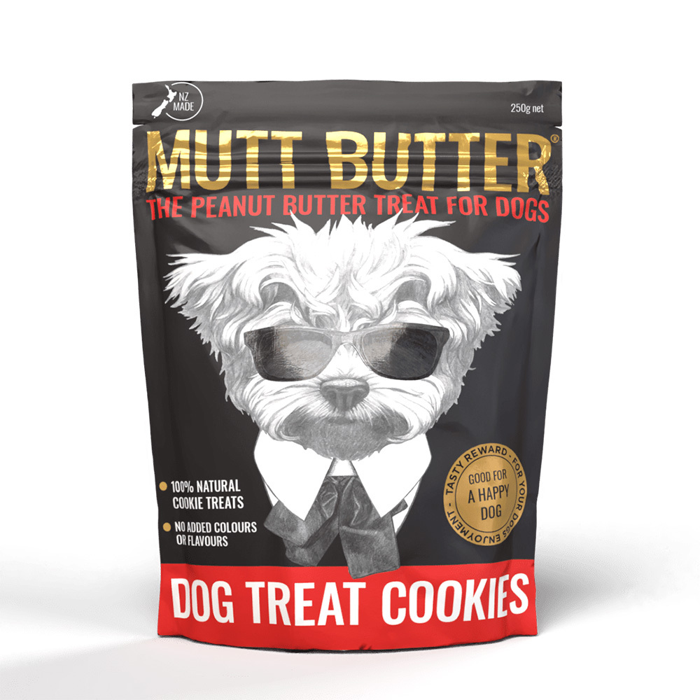 【Mutt Butter】寵物犬用餅乾-原味(250公克)/狗狗零食/紐西蘭原裝
