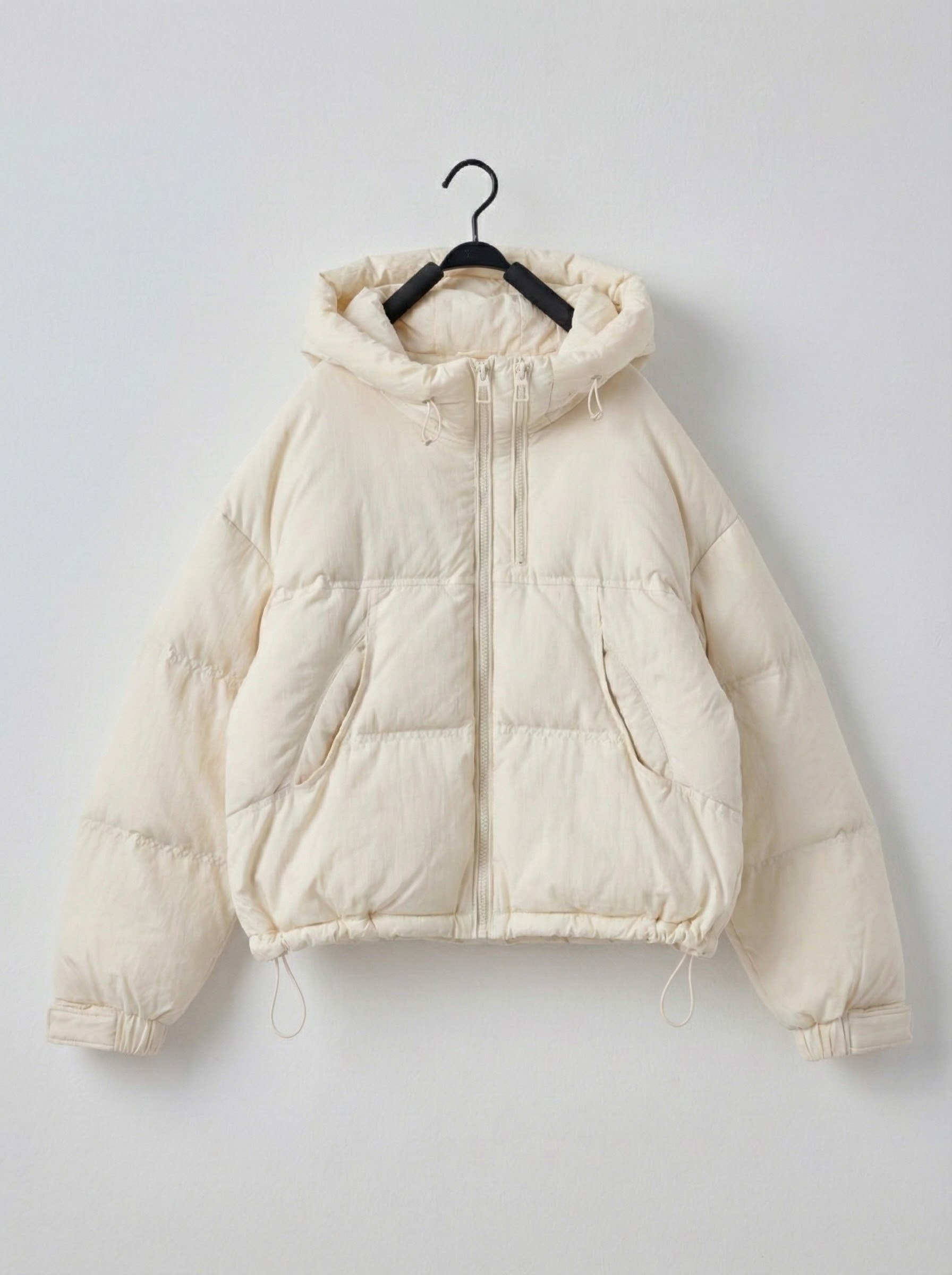 輕盈羽絨外套鬆軟織紋毛衣輕磨毛長裙組合