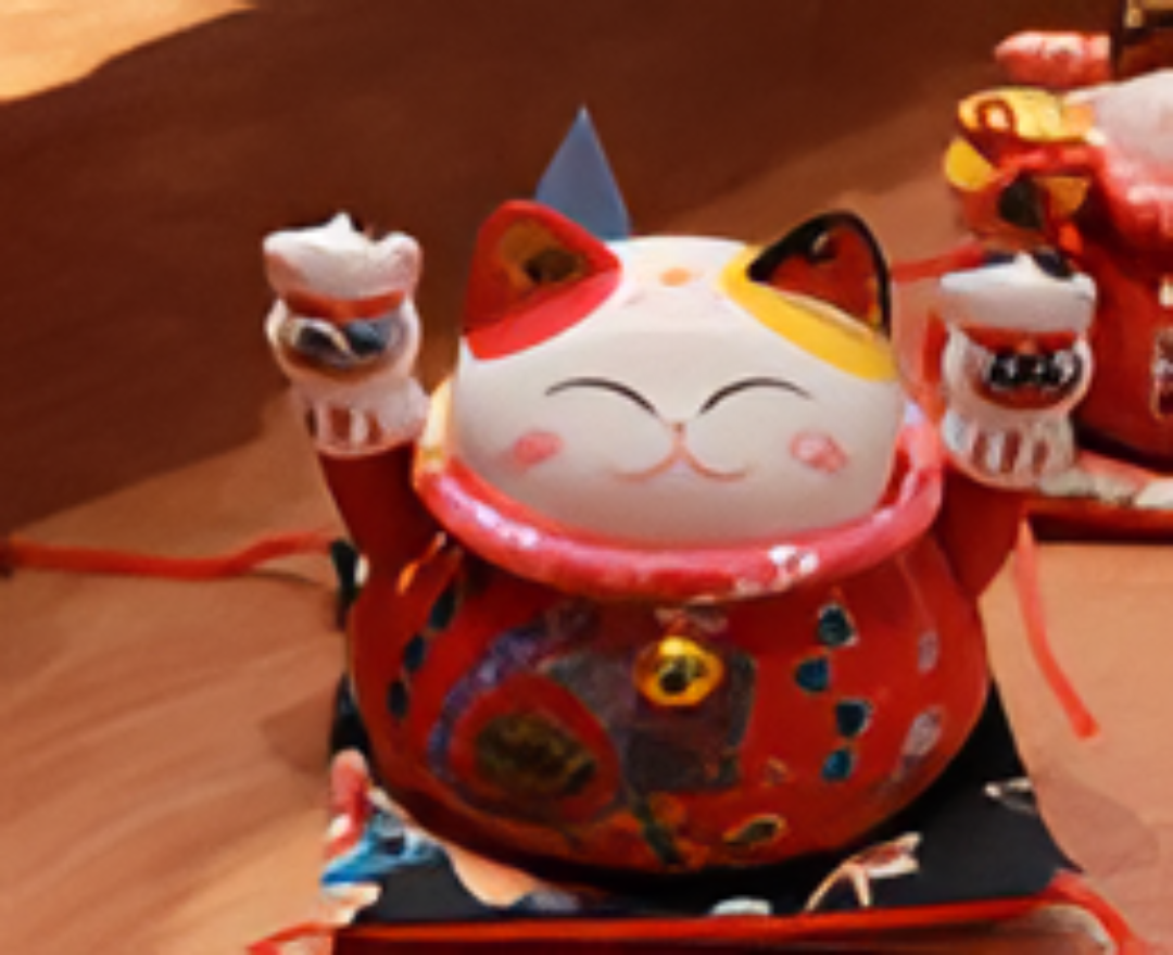 0119gz159-招財貓-招財進寶小紅貓(A159)