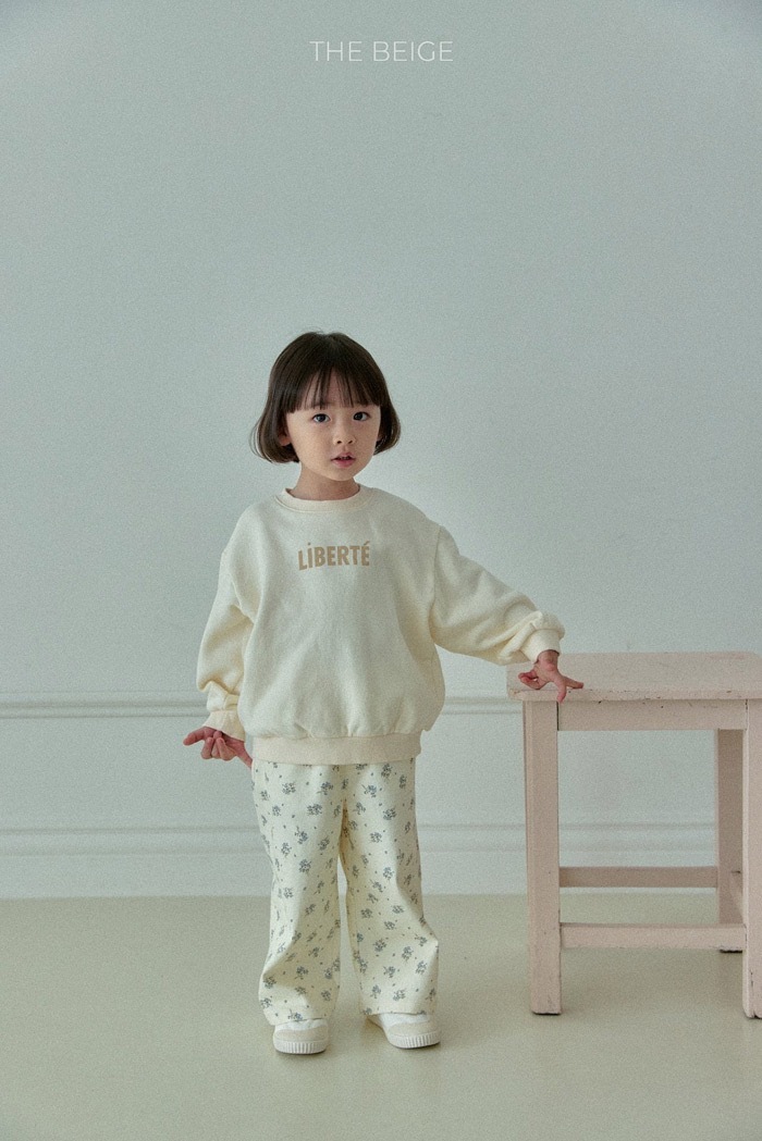 滿版花圖案褲子