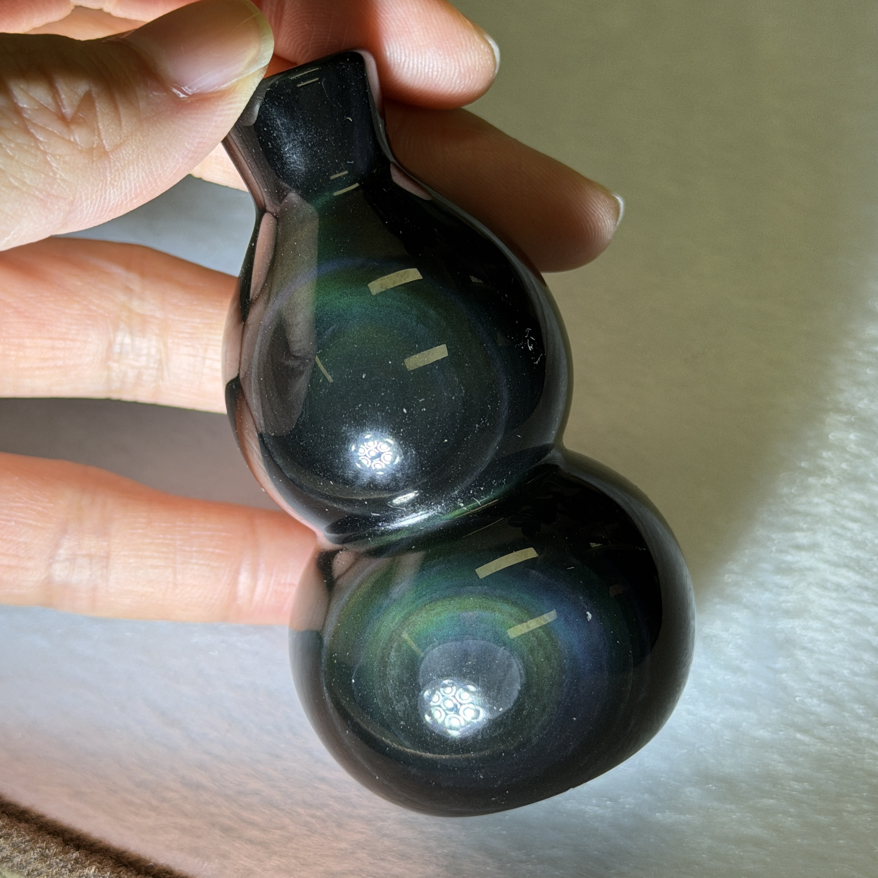 黑曜石葫蘆 7.8cm RBB1744