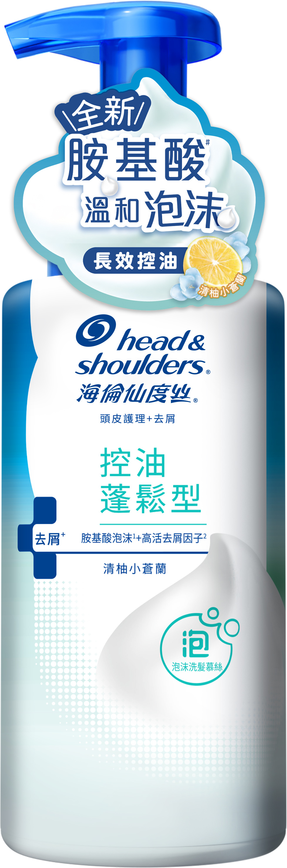 【海倫仙度絲】控油蓬鬆型泡沫洗髮慕絲360G