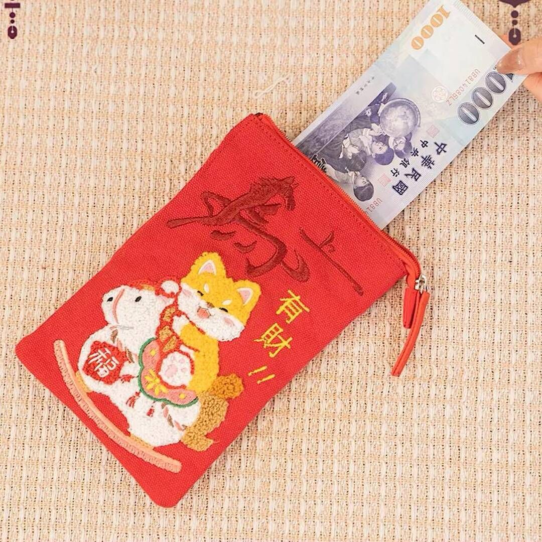 馬年吉祥 斜背紅包袋【現貨成品】