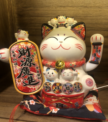 0119gz220-招財貓-財源廣進-招手貓(A220)