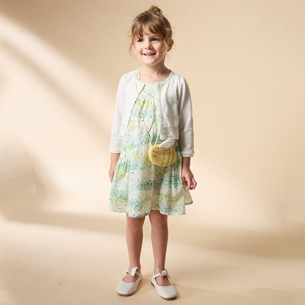 PIPPY 氣質仙女飄飄長袖針織外套 米白