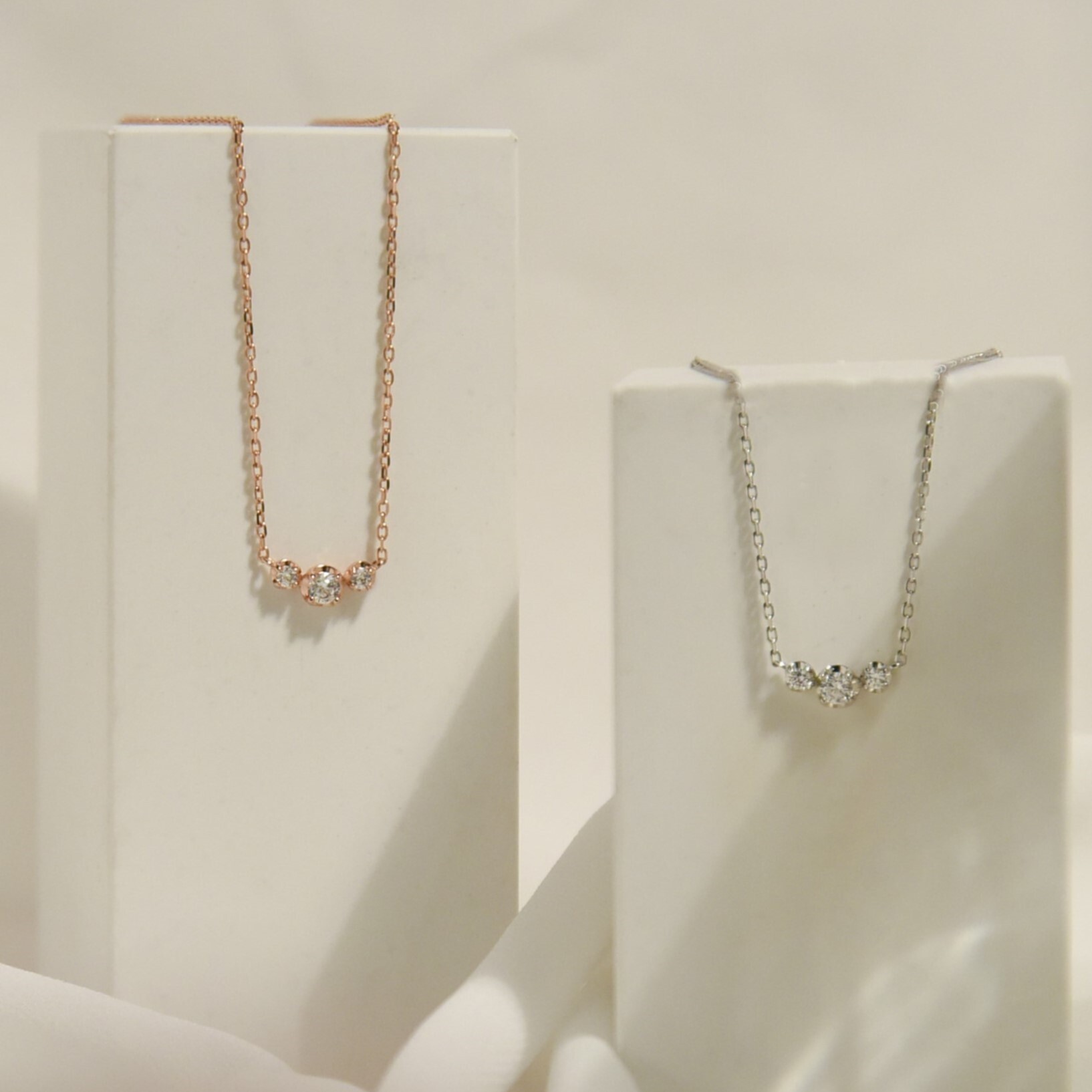 搭配愛心包裝設計的純銀項鍊，是情人節送禮的好選擇