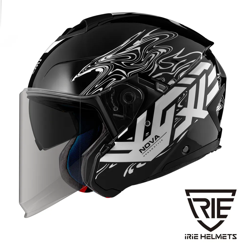 IRIE NOVA 3.0 Metamorphosis BL12 素黑/白 3/4罩式