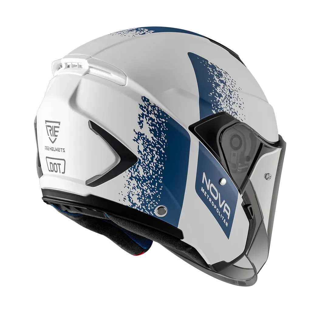 IRIE NOVA 3.0 Transit BL10 消光白/藍 3/4罩式