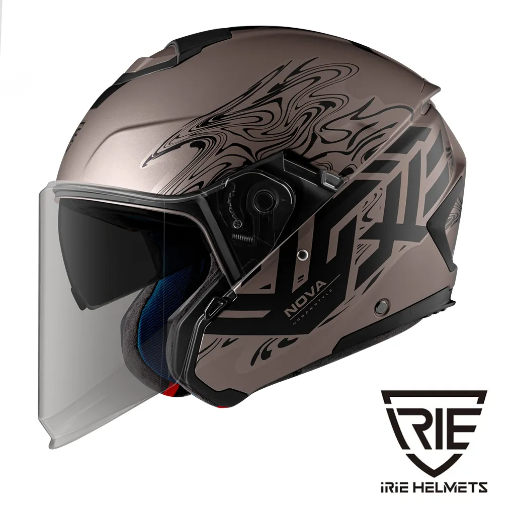 IRIE NOVA 3.0 Metamorphosis BL12 抗刮消光銀黑棕/黑 3/4罩式