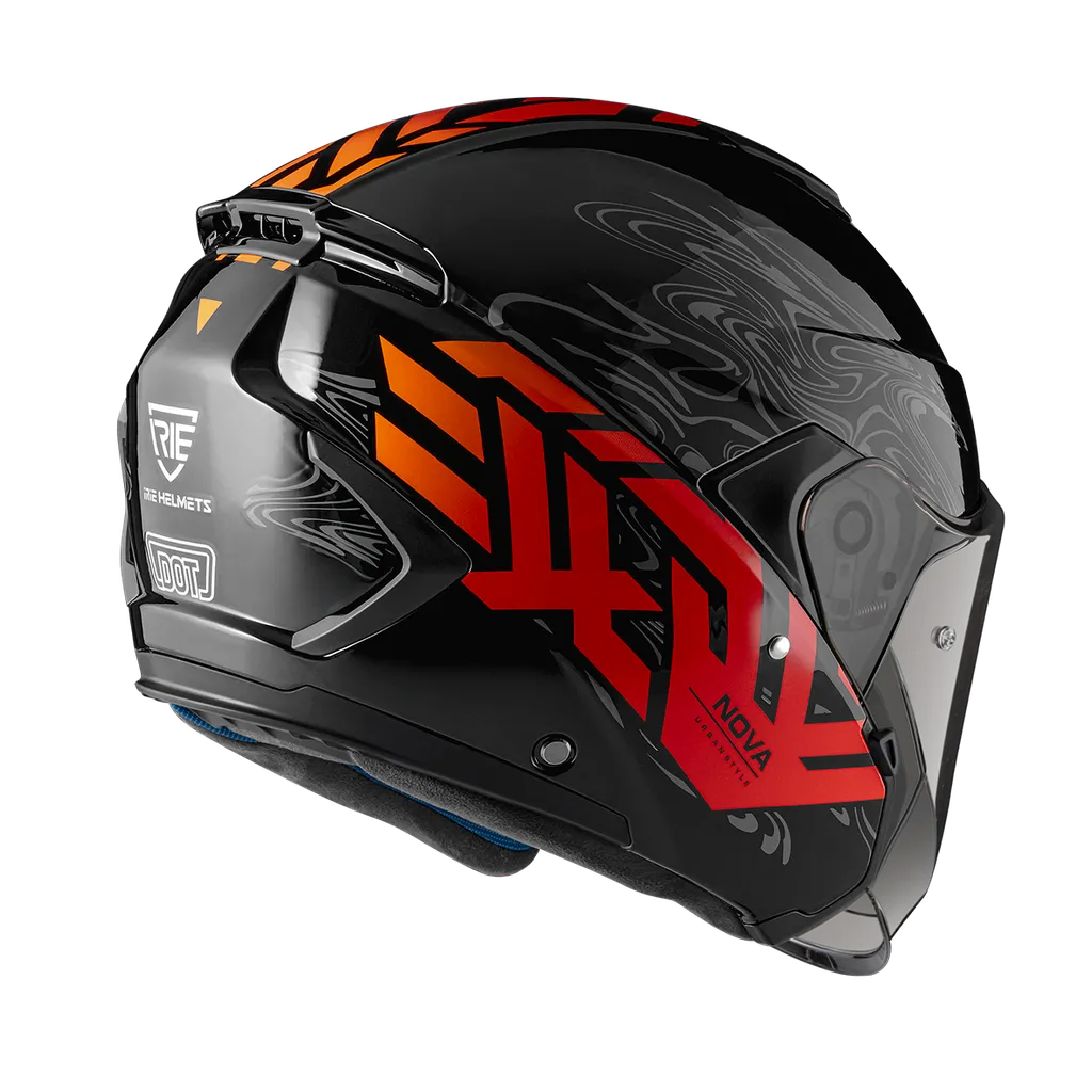 IRIE NOVA 3.0 Metamorphosis BL12 素黑/紅 3/4罩式