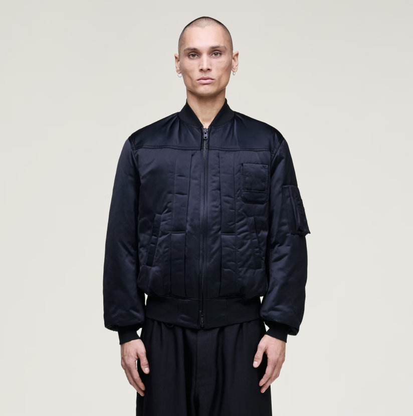 【 Y-3 BOMBER JACKET 飛行夾克 - 黑 】